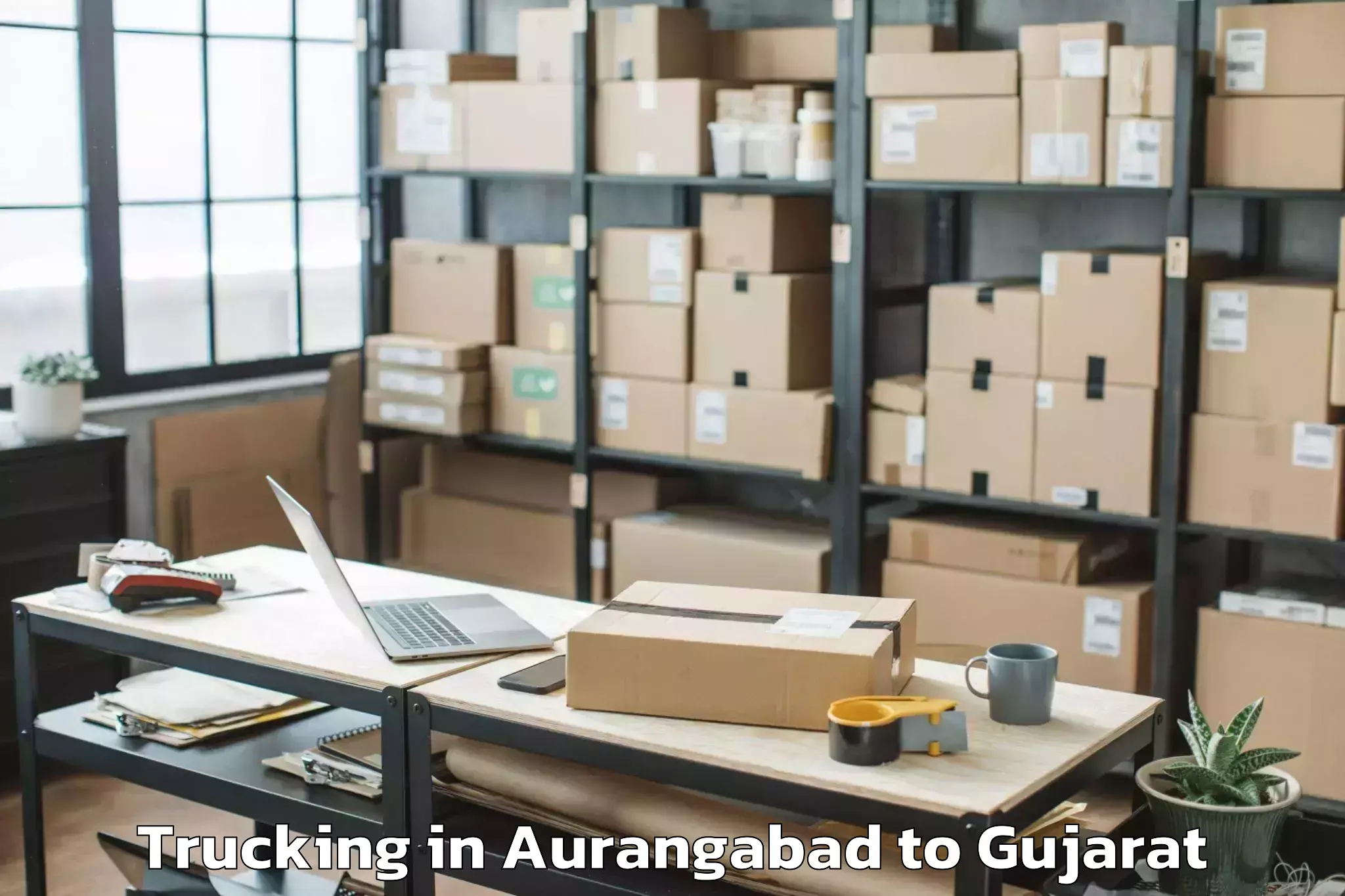 Easy Aurangabad to Rudramata Trucking Booking